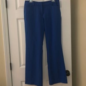NY&C 7th Avenue Size 8 Average Royal Blue Slacks